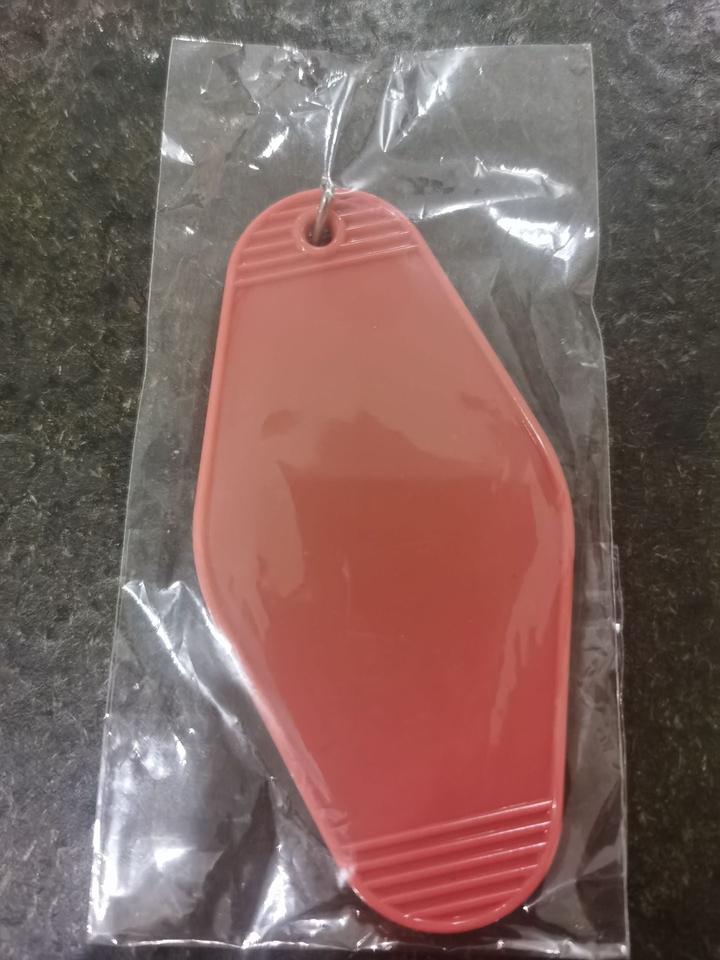Wholesale Plastic Luggage Tag Retro Motel Number Tag Diamond Hotel Room Card Keychain